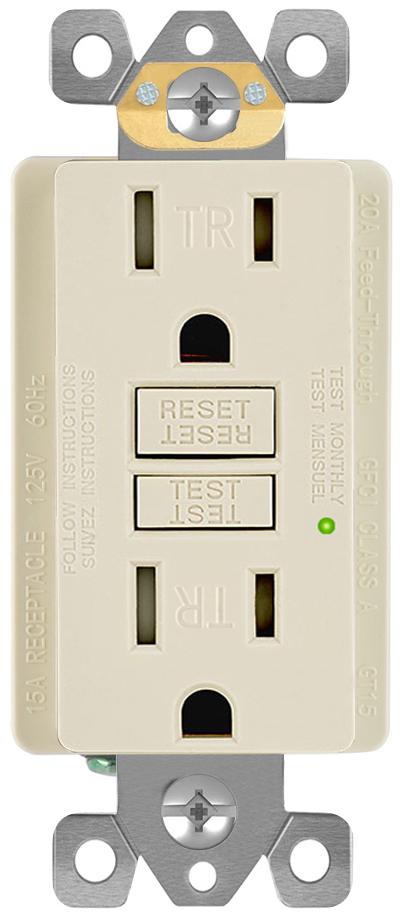 GF 15amp 125v American US standard duplex Self Testing Popular Gfci Receptacle